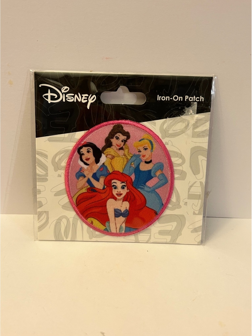 Disney Princesses Iron-On Patch Ariel, Belle, Cinderella, and Snow White